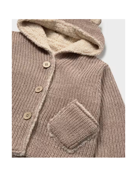 Manteau réversible à oreillettes bébé - Mayoral
