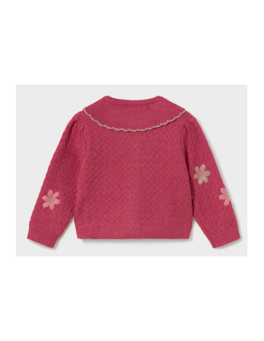 Cardigan tricot fleurs - Mayoral
