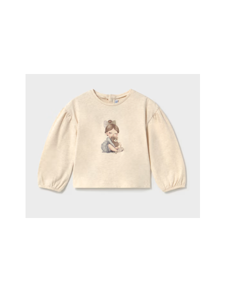 T-shirt m/l poupée bébé - Mayoral
