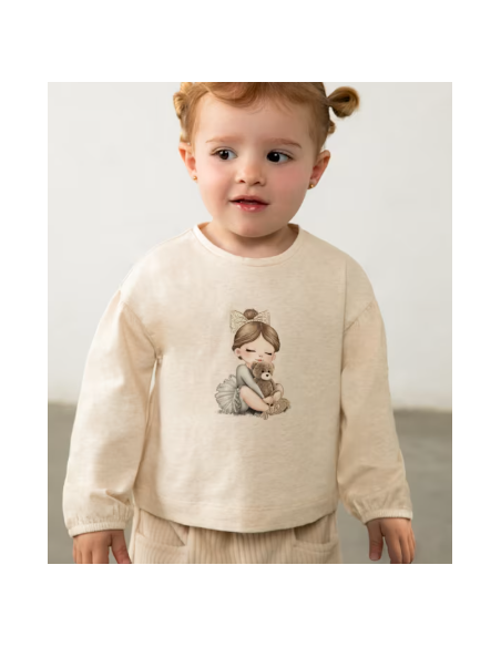 T-shirt m/l poupée bébé - Mayoral
