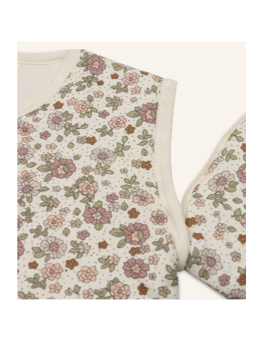 Gigoteuse a manches amovibles retro flowers 70 cm - Jollein