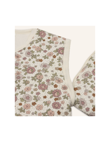 Gigoteuse a manches amovibles retro flowers 70 cm - Jollein
