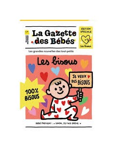 La Gazette des Bébés Les Bisous – Livre en Tissu Bébé