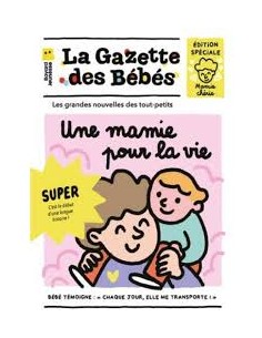 La Gazette des Bébés « Une Mamie pour la Vie », livre en tissus pour bébé