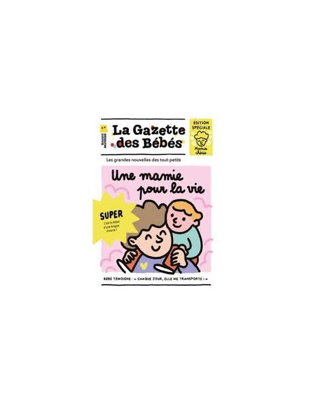 La Gazette des Bébés « Une Mamie pour la Vie », livre en tissus pour bébé
