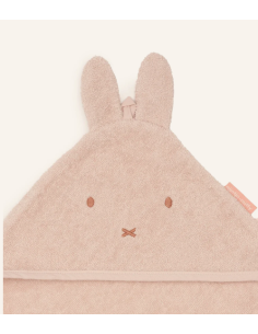 Cape de bain Miffy rose 75x75cm - Jollein 2