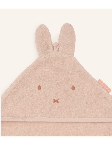 Cape de bain Miffy rose 75x75cm - Jollein