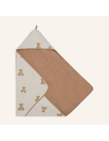 Cape de bain teddy bear 75x75cm - Jollein