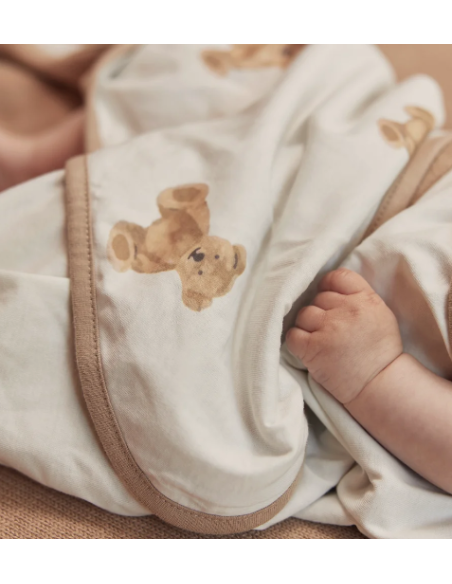 Cape de bain teddy bear 75x75cm - Jollein