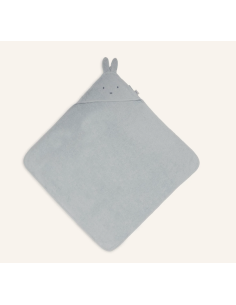 Cape de bain Miffy bleue 75x75cm - Jollein