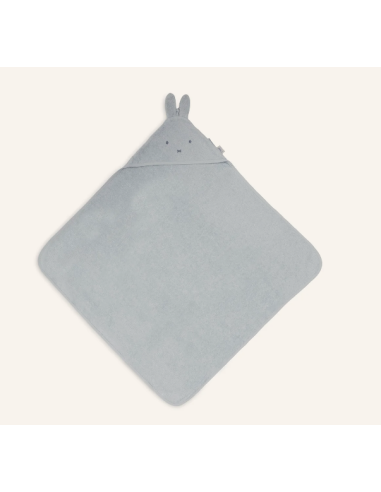 Cape de bain Miffy bleue 75x75cm - Jollein