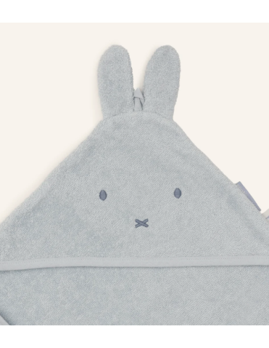 Cape de bain Miffy bleue 75x75cm - Jollein