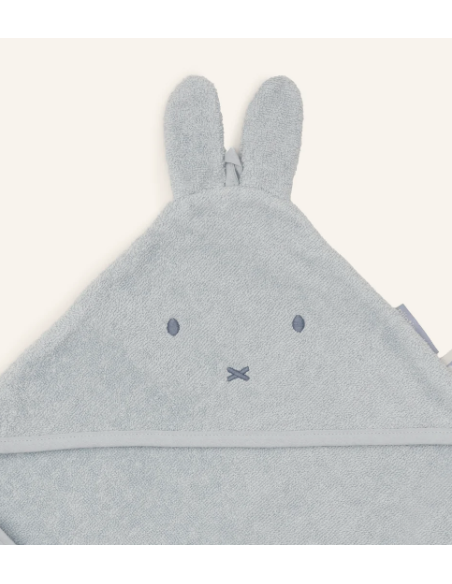 Cape de bain Miffy bleue 75x75cm - Jollein