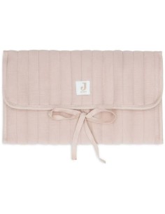 Tapis à Langer Nomade Rose en Gaze de Coton – Dès la Naissance