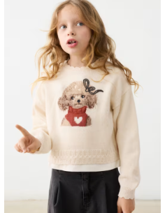 Pull intarsia fille - Mayoral
