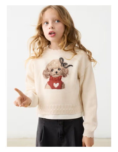 Pull intarsia fille - Mayoral