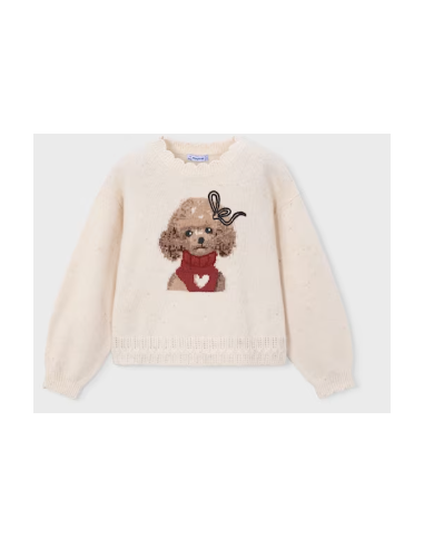 Pull intarsia fille - Mayoral