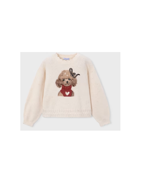 Pull intarsia fille - Mayoral