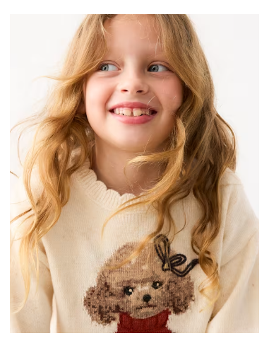 Pull intarsia fille - Mayoral