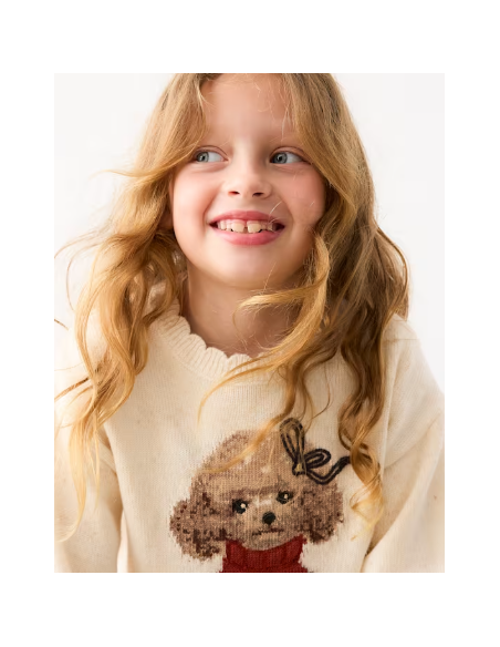 Pull intarsia fille - Mayoral
