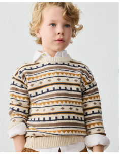 Pull en jacquard garçon - Mayoral