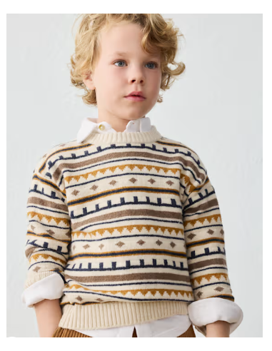 Pull en jacquard garçon - Mayoral