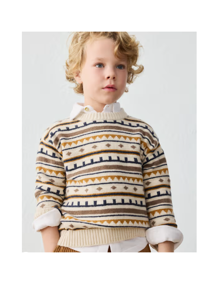 Pull en jacquard garçon - Mayoral