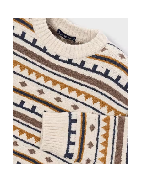 Pull en jacquard garçon - Mayoral