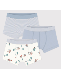 Lot de 3 Boxers chien - Petit Bateau