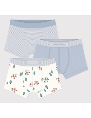 Lot de 3 Boxers chien - Petit Bateau