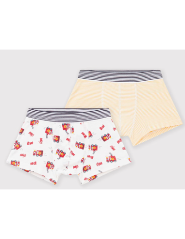 Lot de 2 Boxers pompier - Petit Bateau
