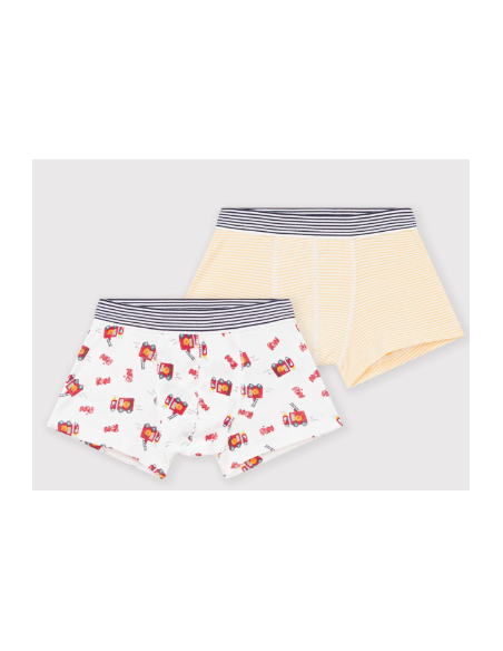 Lot de 2 Boxers pompier - Petit Bateau