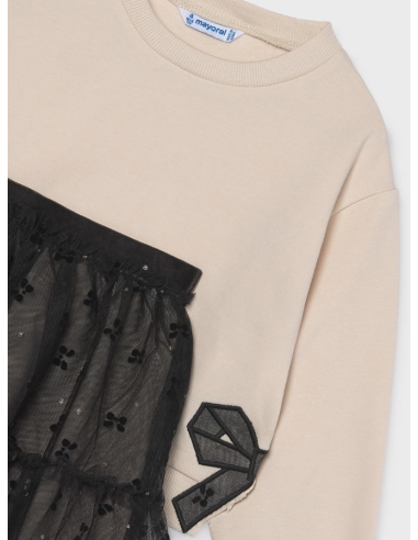 Ensemble pull jupe negro - Mayoral