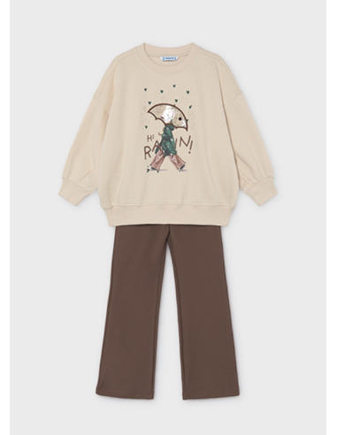 Ensemble pull legging marron - Mayoral 4732-35