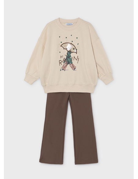 Ensemble pull legging marron - Mayoral 4732-35