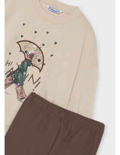 Ensemble pull legging marron - Mayoral 4732-35 2
