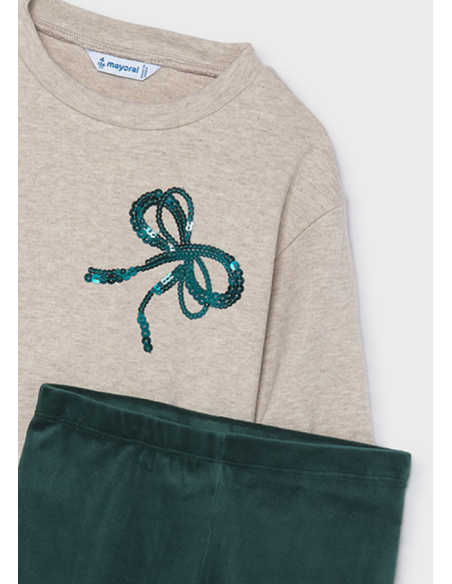 Ensemble pull legging vert - Mayoral