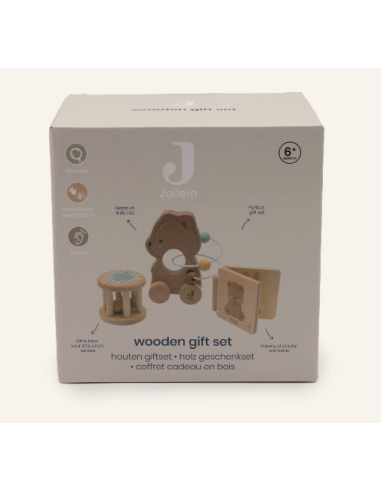 Coffret cadeau en bois ourson - Jollein