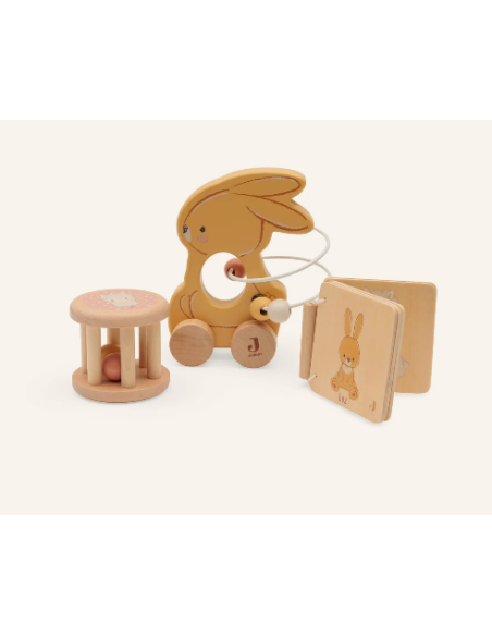 Coffret cadeau en bois lapin - Jollein 766-001-68236