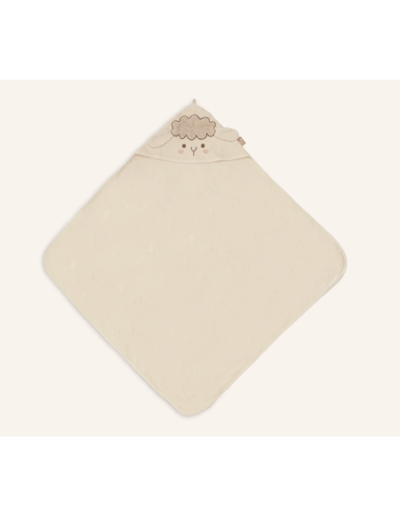 Cape de bain éponge 75x75cm sheep sonny - Jollein