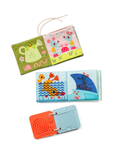 Set de 3 livres sensoriels jardin - Lilliputiens 83654 2
