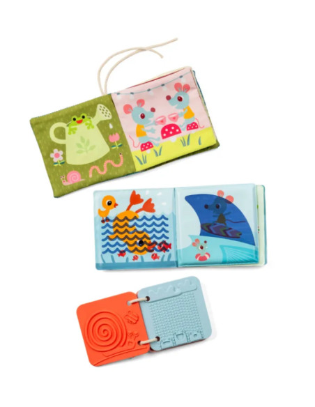 Set de 3 livres sensoriels jardin - Lilliputiens