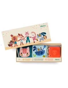 Set de 3 livres sensoriels jardin - Lilliputiens 83654