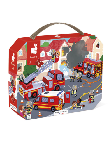 Puzzle pompiers 24 pieces - Janod j02605