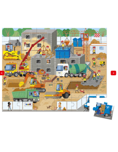 Puzzle chantier 36pièces - Janod j02604 2