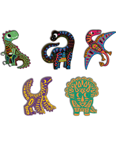 Kit créatif - Scratch art dinosaures - Janod j07889 2