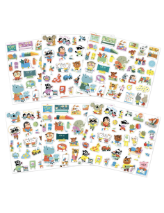200 stickers maternelle - Janod j09235 2