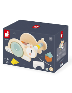 Chariot de cubes escargot - Janod j04054