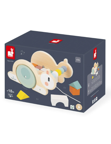 Chariot de cubes escargot - Janod j04054