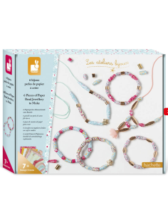 Coffret bijoux perles de papier à créer - Janod